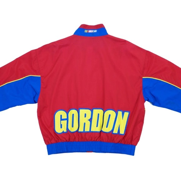 NASCAR (Chase) - Red & Blue Jeff Gordon #20 Jacket 1990s Vintage X-Large - Picture 2 of 8